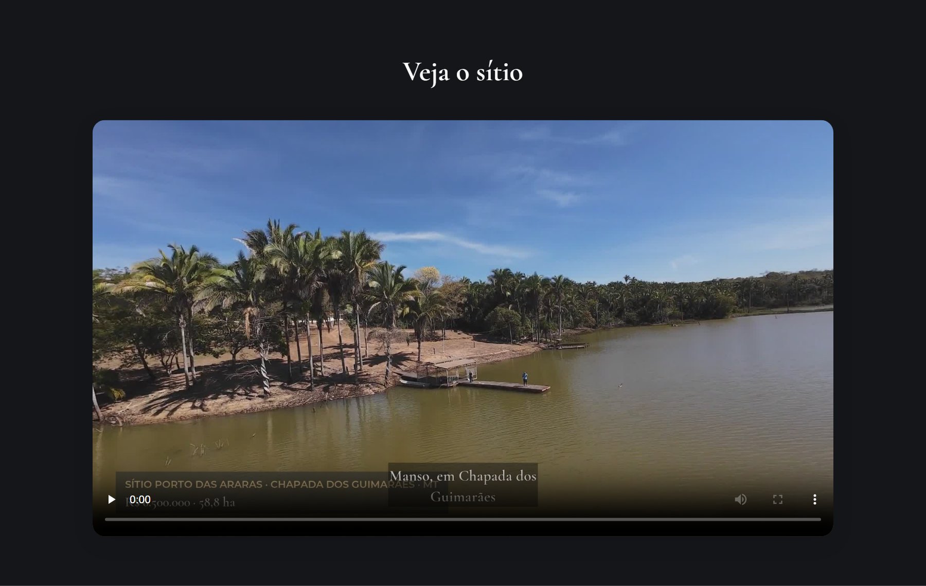 Secção Veja o sítio